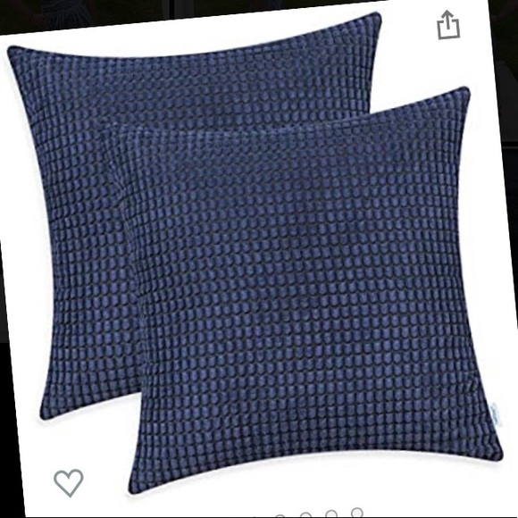 Other - Set of 2 Soft Corduroy 18x18 Throw Pillow Covers